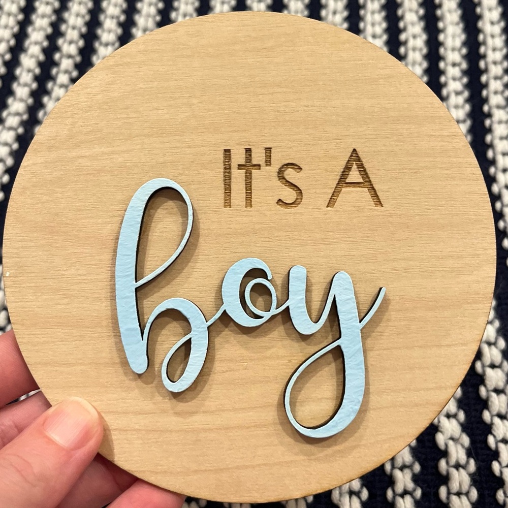 It's A Boy | It's A Boy Photo Prop| Surprise Boy or Girl Gender Reveal